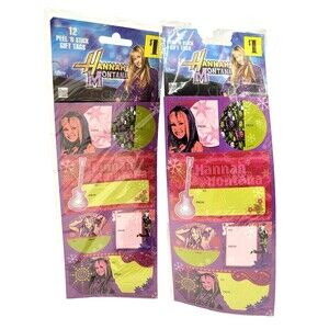 Disney Hannah Montana Stickers Gift Tags Peel N' Stick Christmas Miley Cyrus